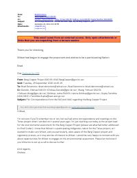 First page of Notice of Intent to Participate - Witset First Nation